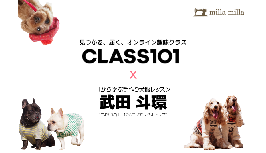 class101を受講された方向け特典キャンペーン / (社)日本ペット服